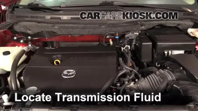 2013 Mazda 5 Sport 2.5L 4 Cyl. Liquide de transmission Vérifier le niveau de liquide